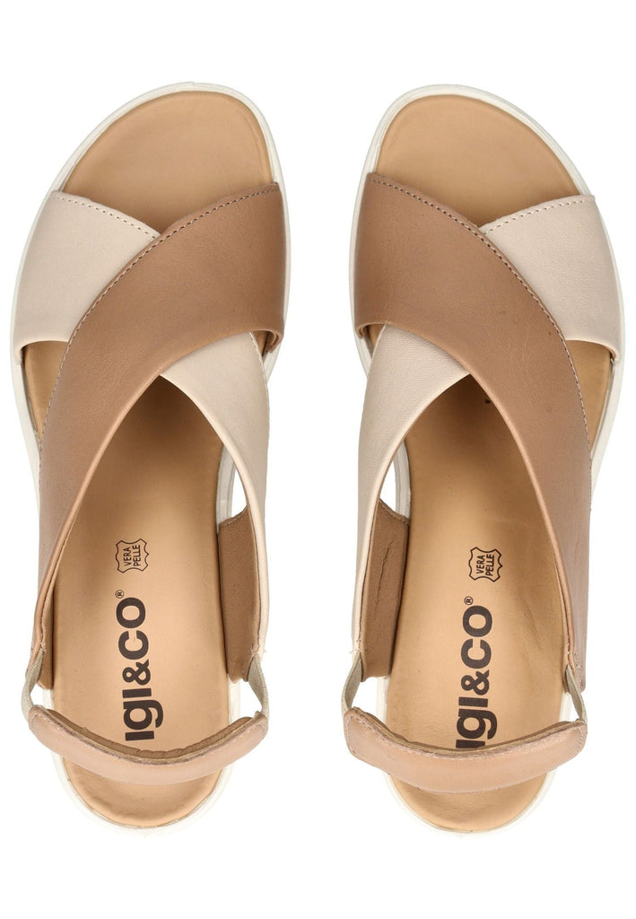 IGI&CO Sandalen Leder Weiß/Beige