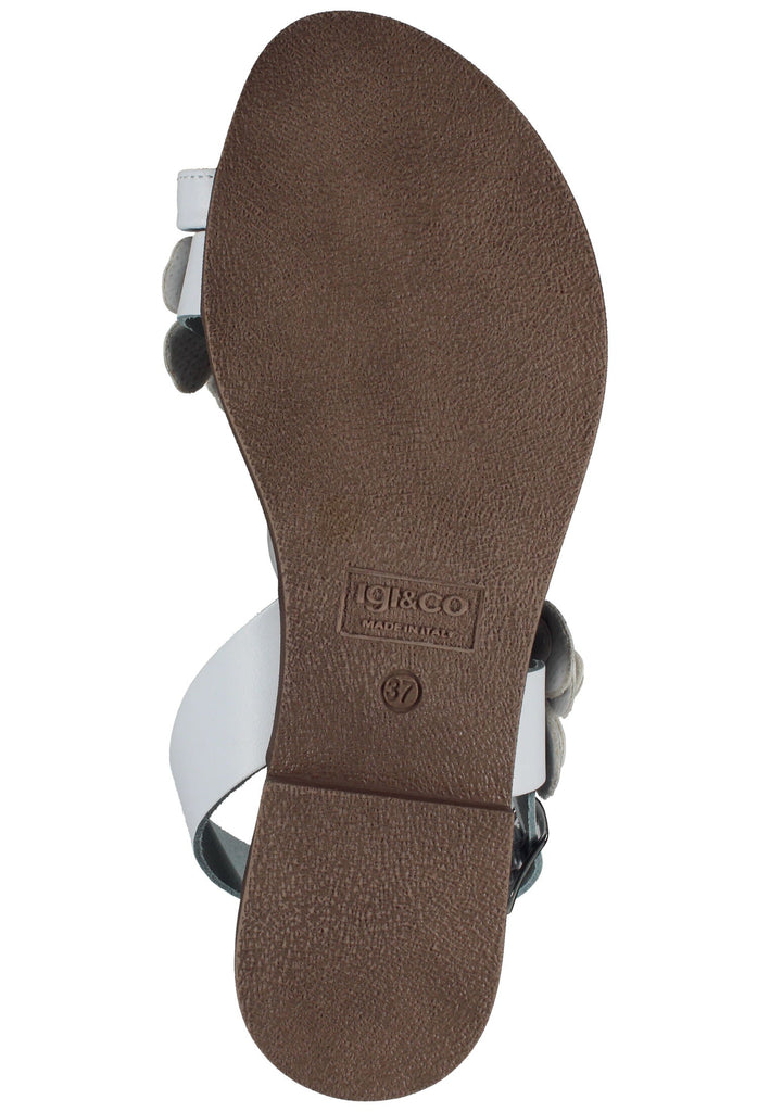 IGI&CO Sandalen Leder Weiß/Silber
