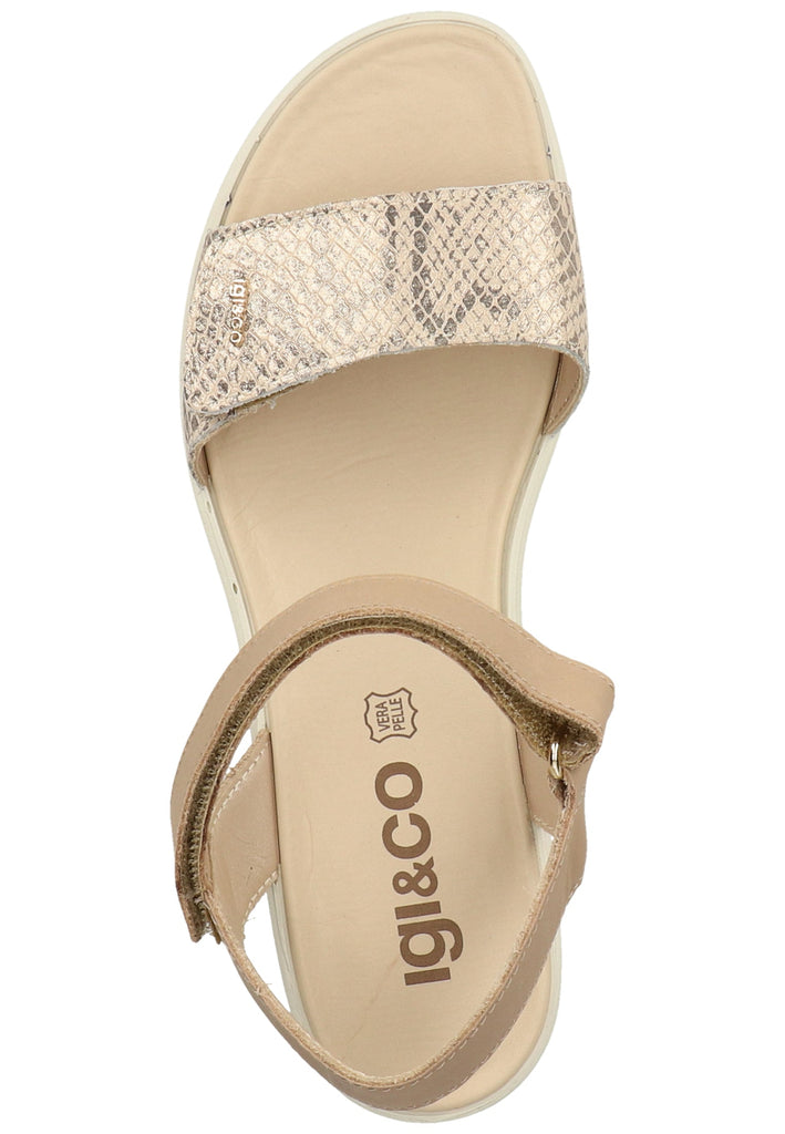 IGI&CO Sandalen Lederimitat Platin