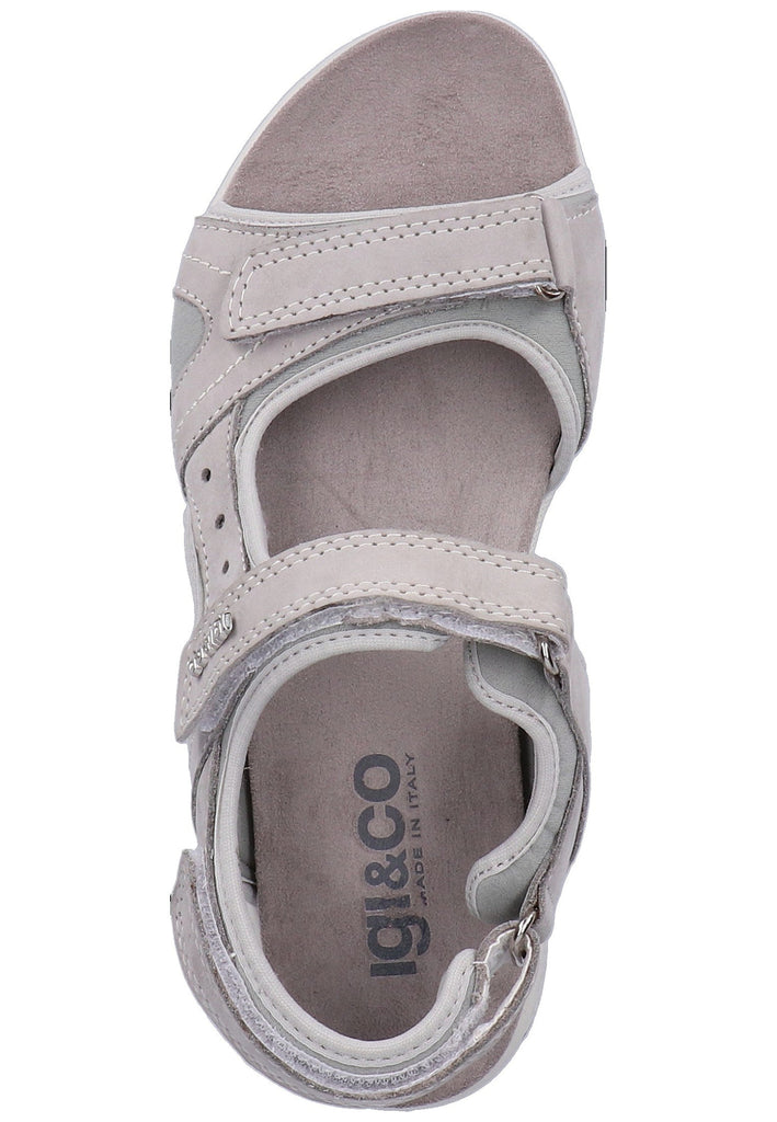 IGI&CO Sandalen Nappaleder Hellgrau