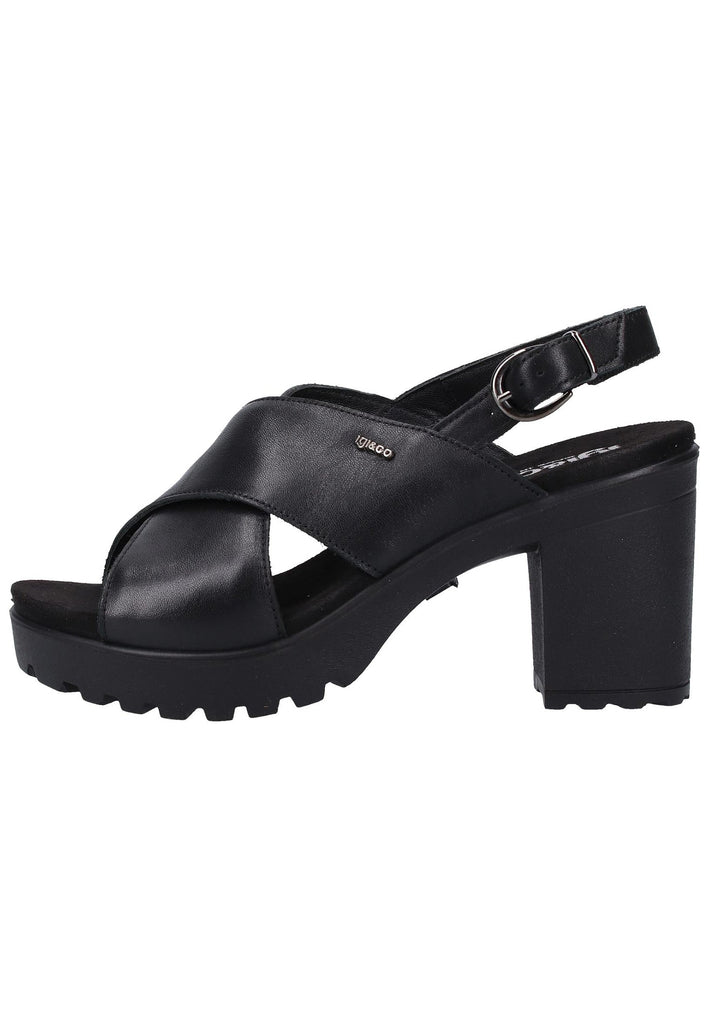 IGI&CO Sandalen Nappaleder Schwarz