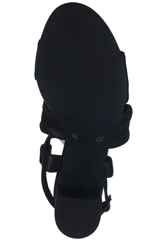 IGI&CO Sandalen Nappaleder Schwarz