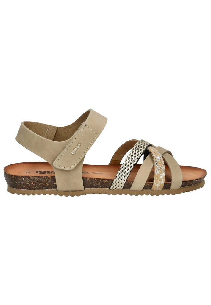 IGI&CO Sandalen Nubukleder Beige