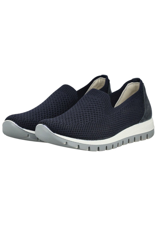 IGI&CO Slipper Textil Blau/Weiß
