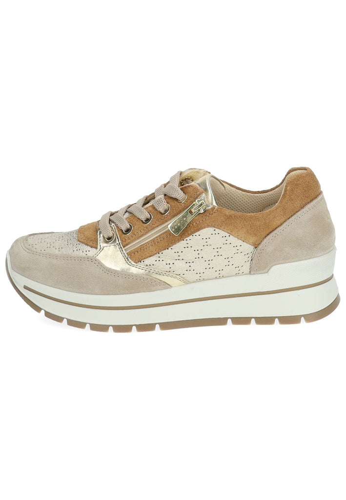 Sneaker IGI&CO Sneaker Veloursleder Braun/Gold