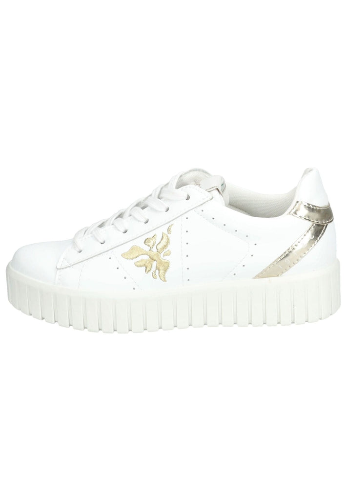 IGI&CO Sneaker Lederimitat Weiß/Gold