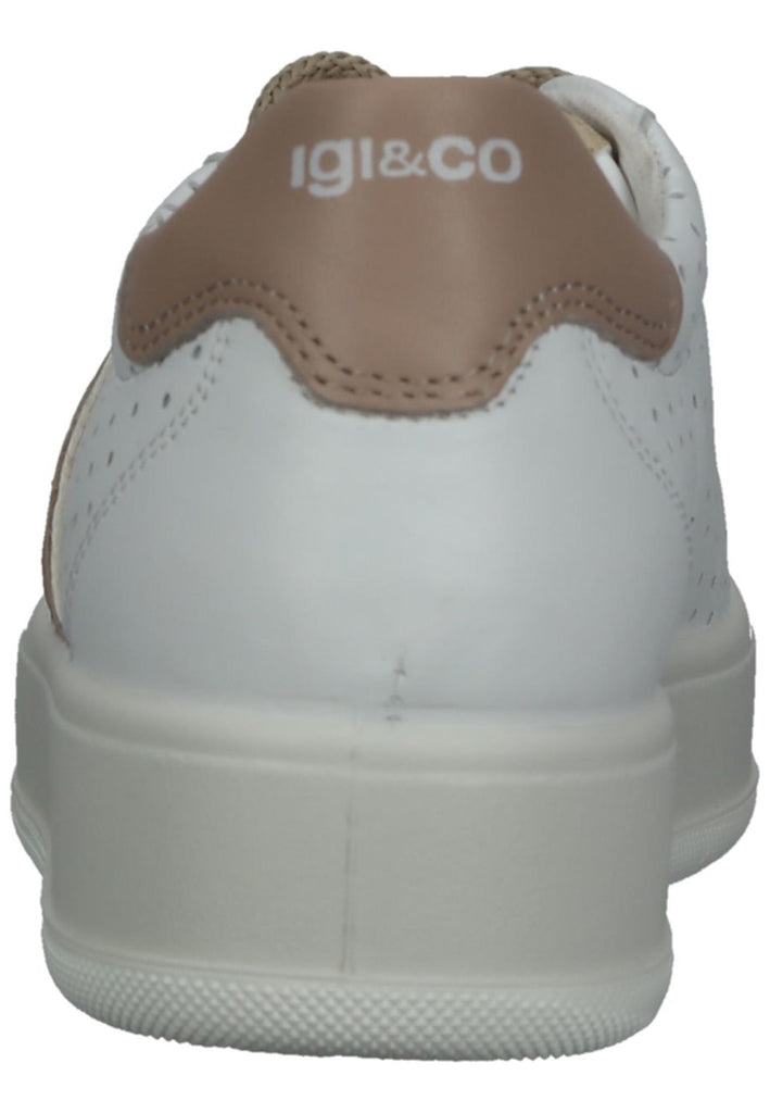 IGI&CO Sneaker Nappaleder Weiß/Beige