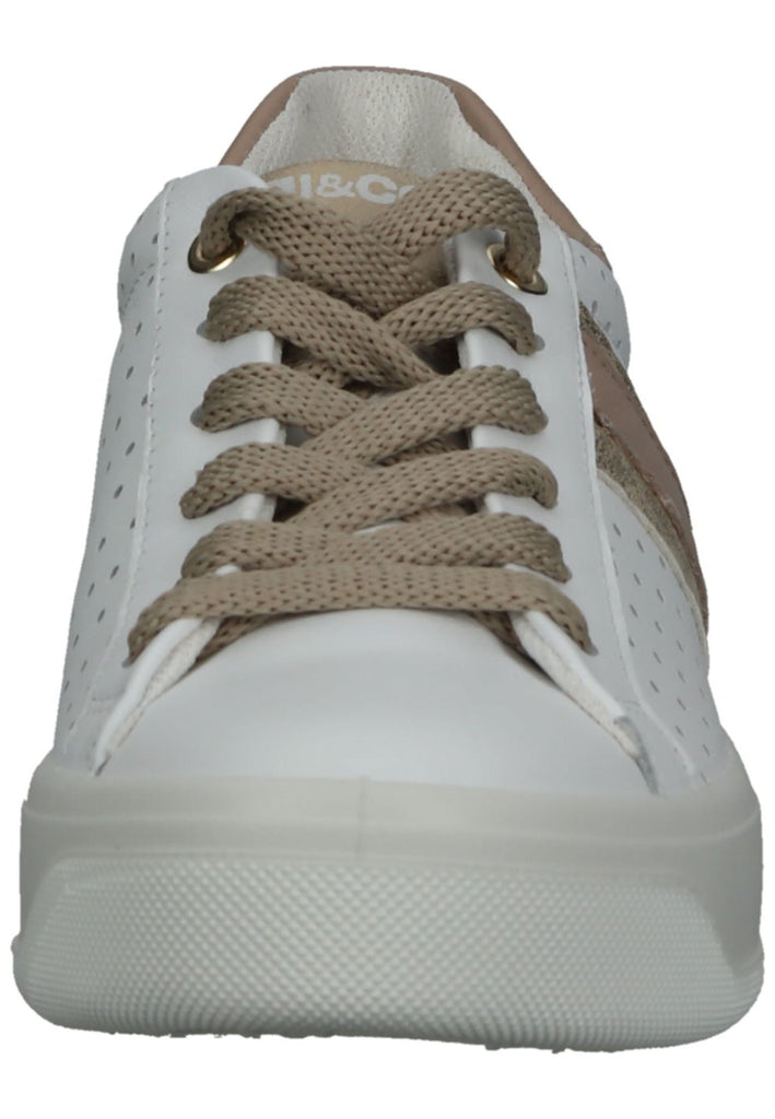 IGI&CO Sneaker Nappaleder Weiß/Beige