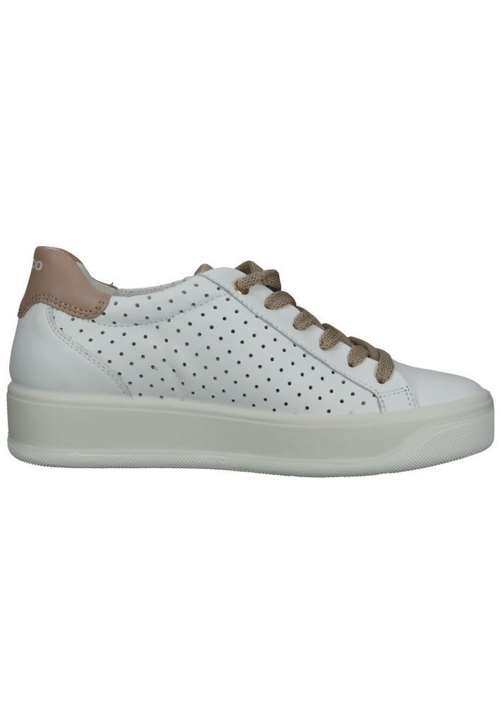 IGI&CO Sneaker Nappaleder Weiß/Beige