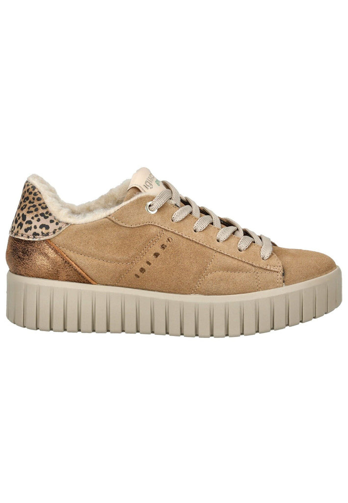 IGI&CO Sneaker Veloursleder/Textil Caramel Warmfutter