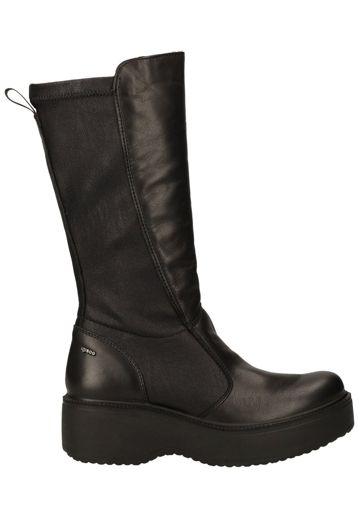 IGI&CO Stiefel Leder/Synthetik Schwarz