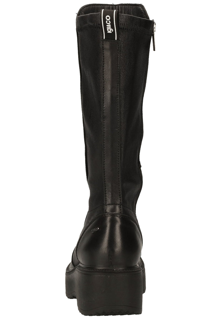 IGI&CO Stiefel Leder/Synthetik Schwarz