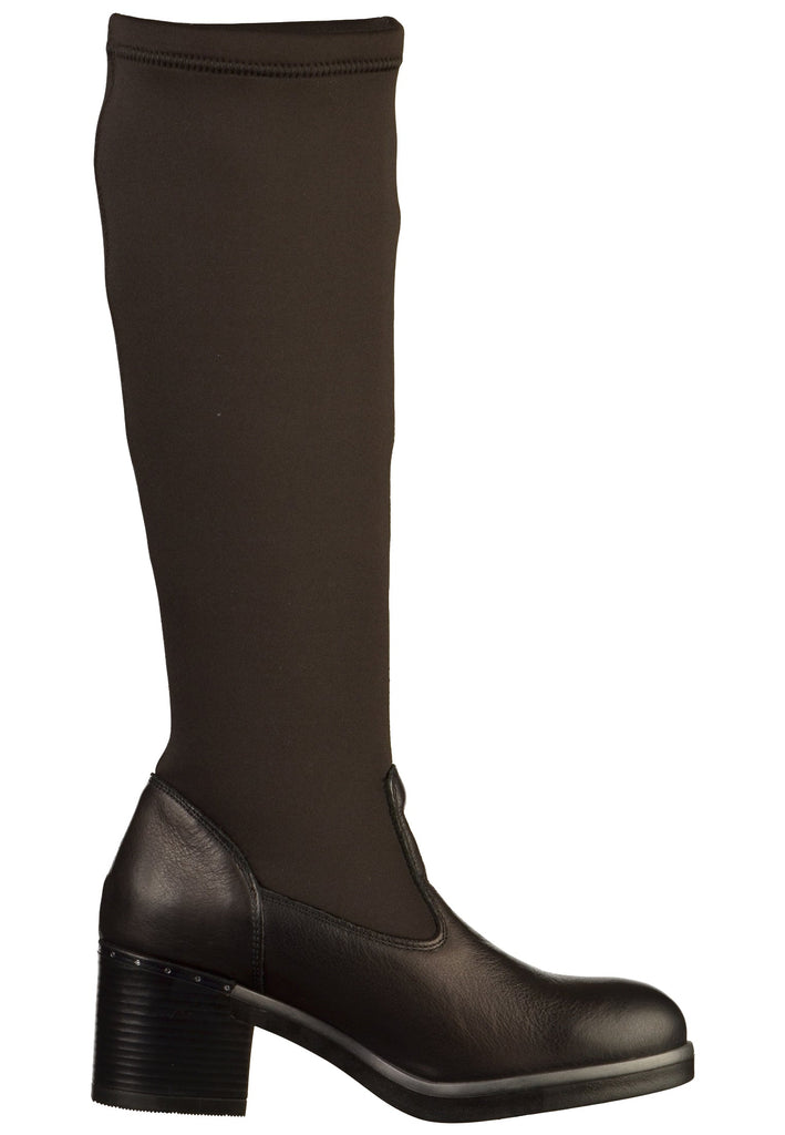 IGI&CO Stiefel Leder/Textil Schwarz