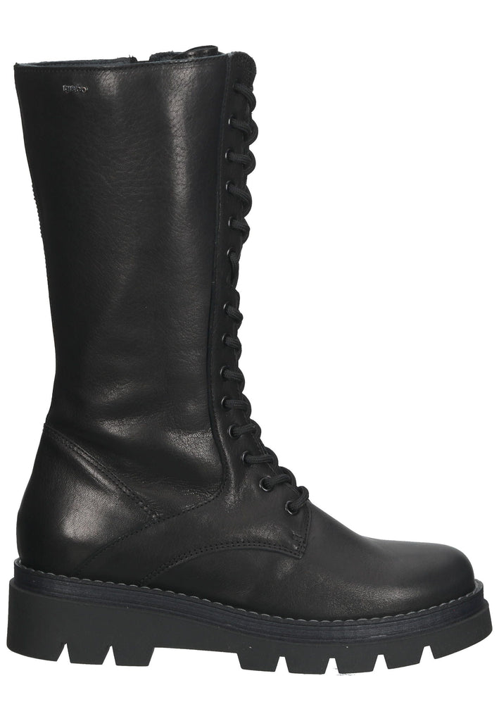 IGI&CO Stiefel Lederimitat Schwarz