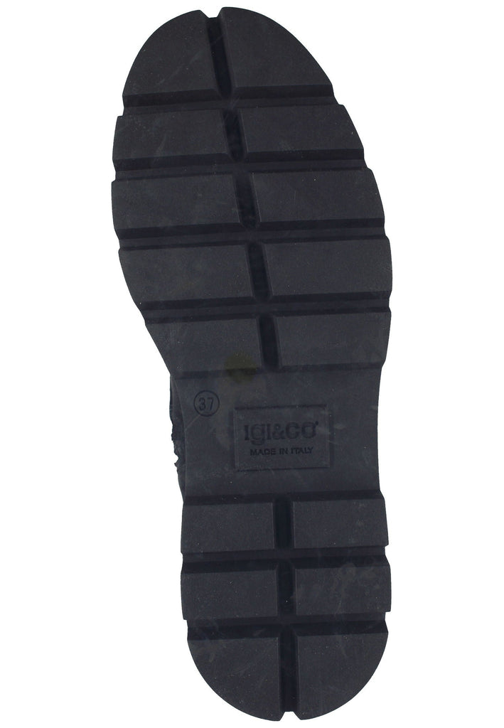 IGI&CO Stiefel Lederimitat Schwarz