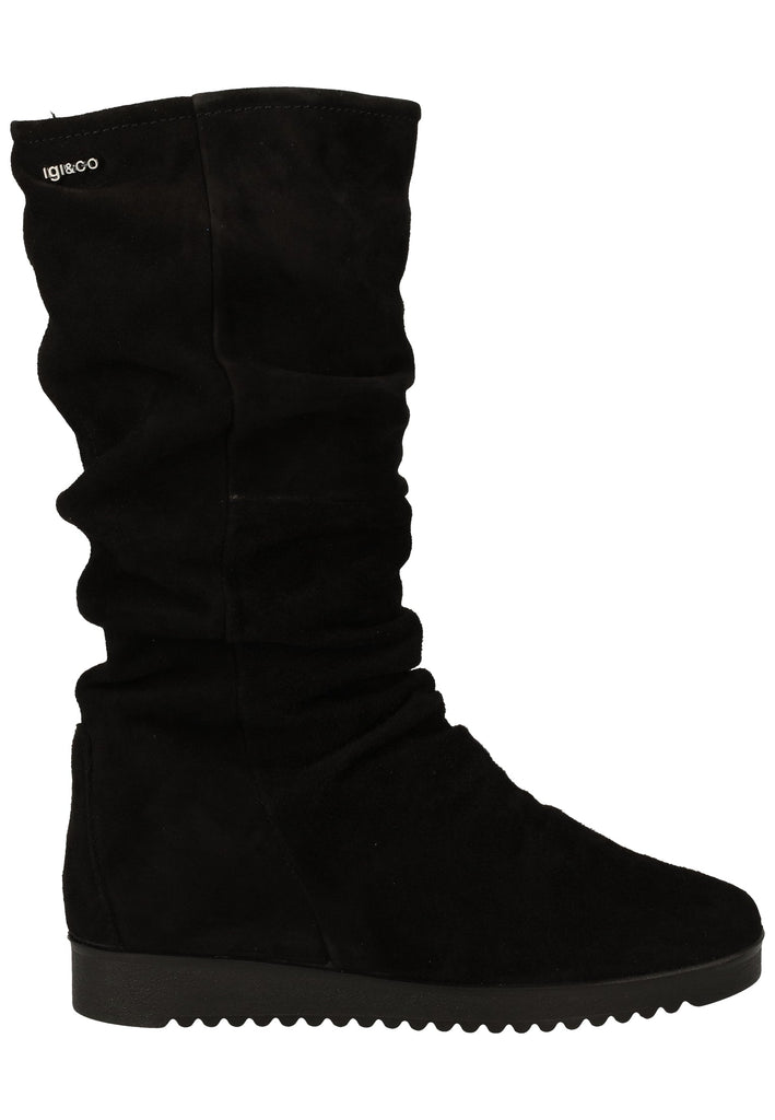IGI&CO Stiefel Veloursleder Schwarz