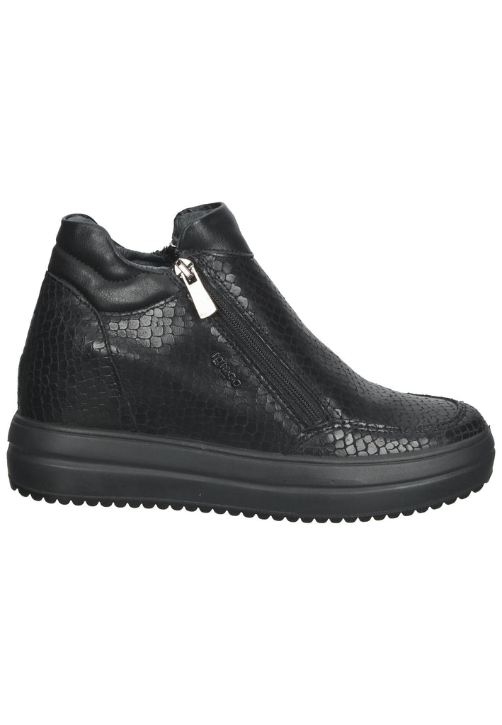 IGI&CO Stiefelette Leder Schwarz