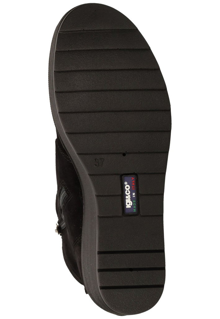 IGI&CO Stiefelette Leder Schwarz