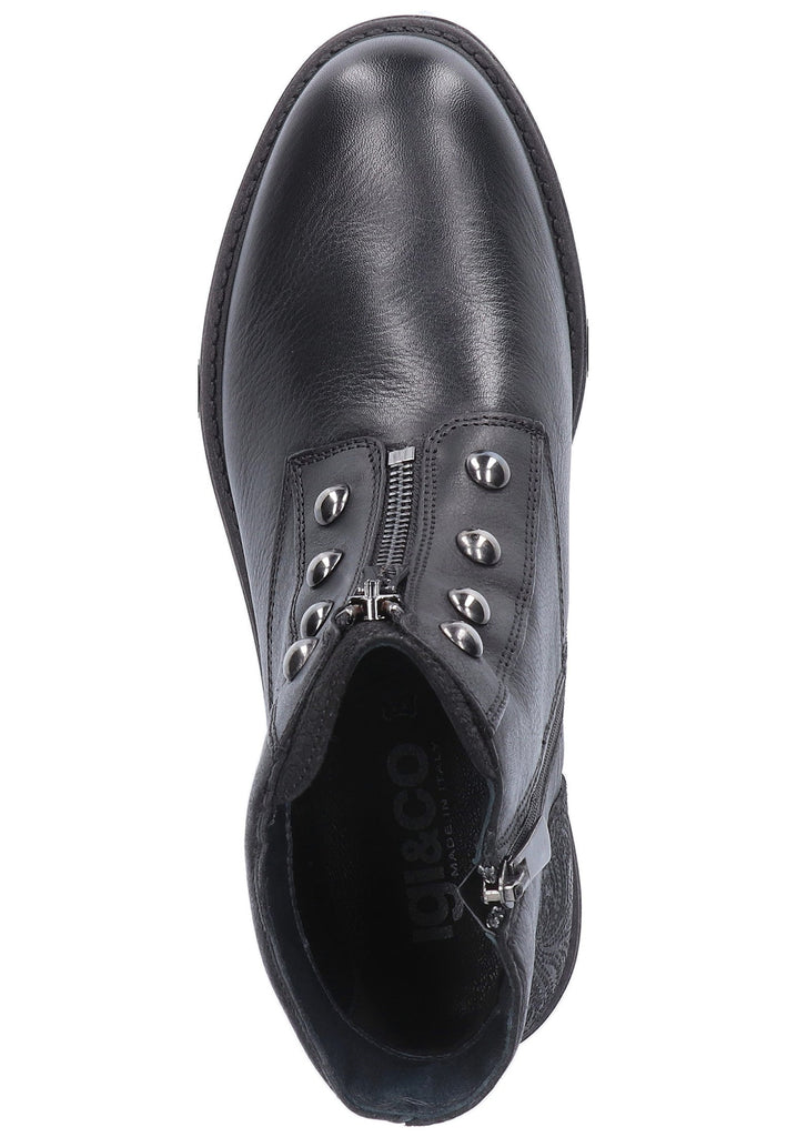 IGI&CO Stiefelette Leder Schwarz