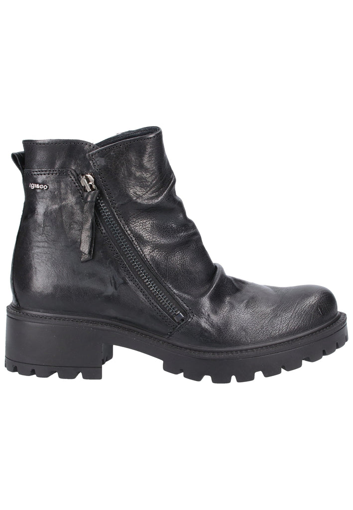 IGI&CO Stiefelette Leder Schwarz