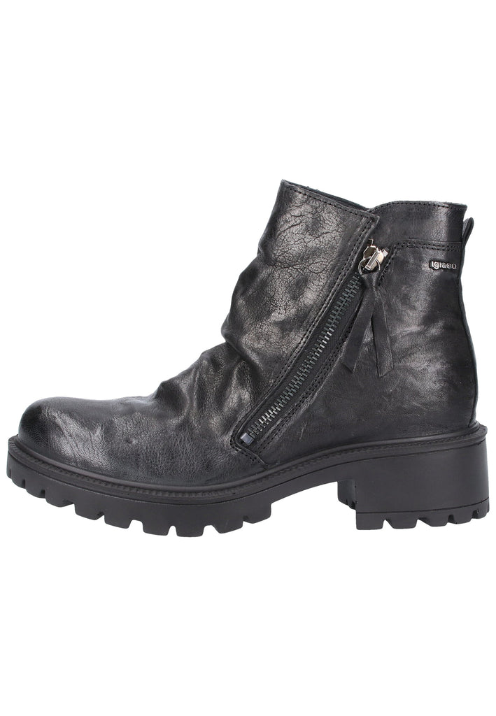 IGI&CO Stiefelette Leder Schwarz