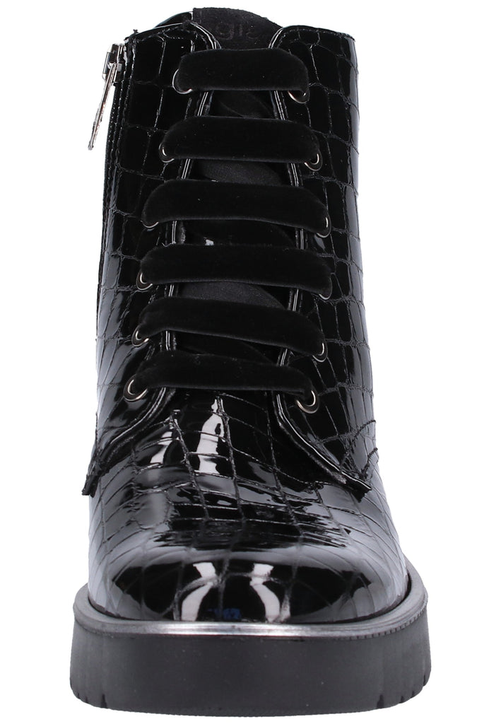 IGI&CO Stiefelette Leder Schwarz Lack
