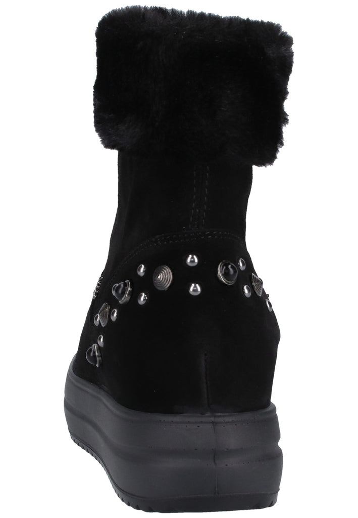 IGI&CO Stiefelette Leder Schwarz Warmfutter