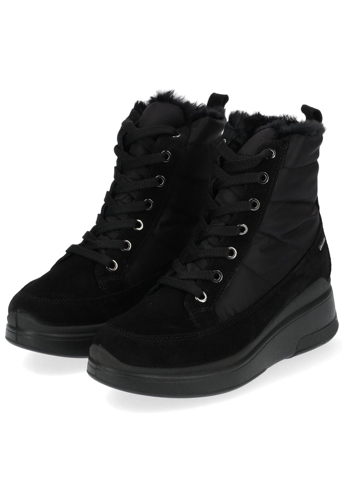 IGI&CO Stiefelette Leder Schwarz Warmfutter