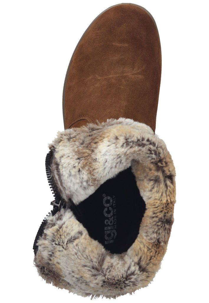 IGI&CO Stiefelette Leder/Textil Cognac Warmfutter
