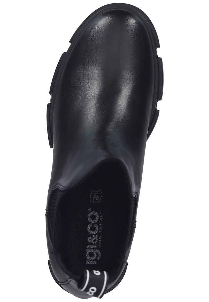 IGI&CO Stiefelette Leder/Textil Schwarz