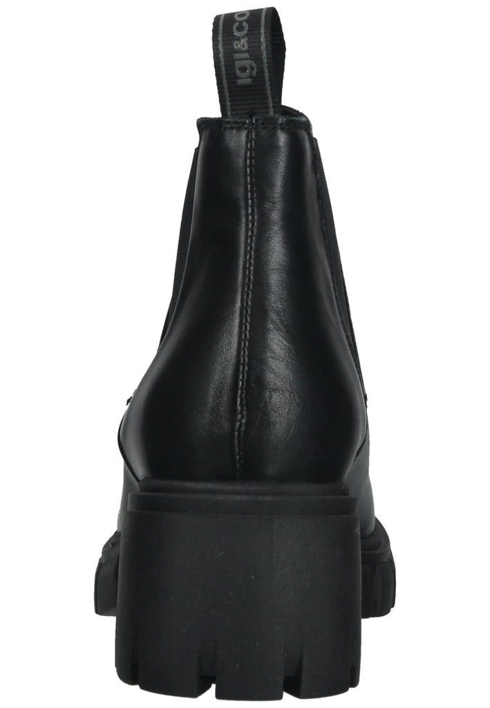 IGI&CO Stiefelette Leder/Textil Schwarz