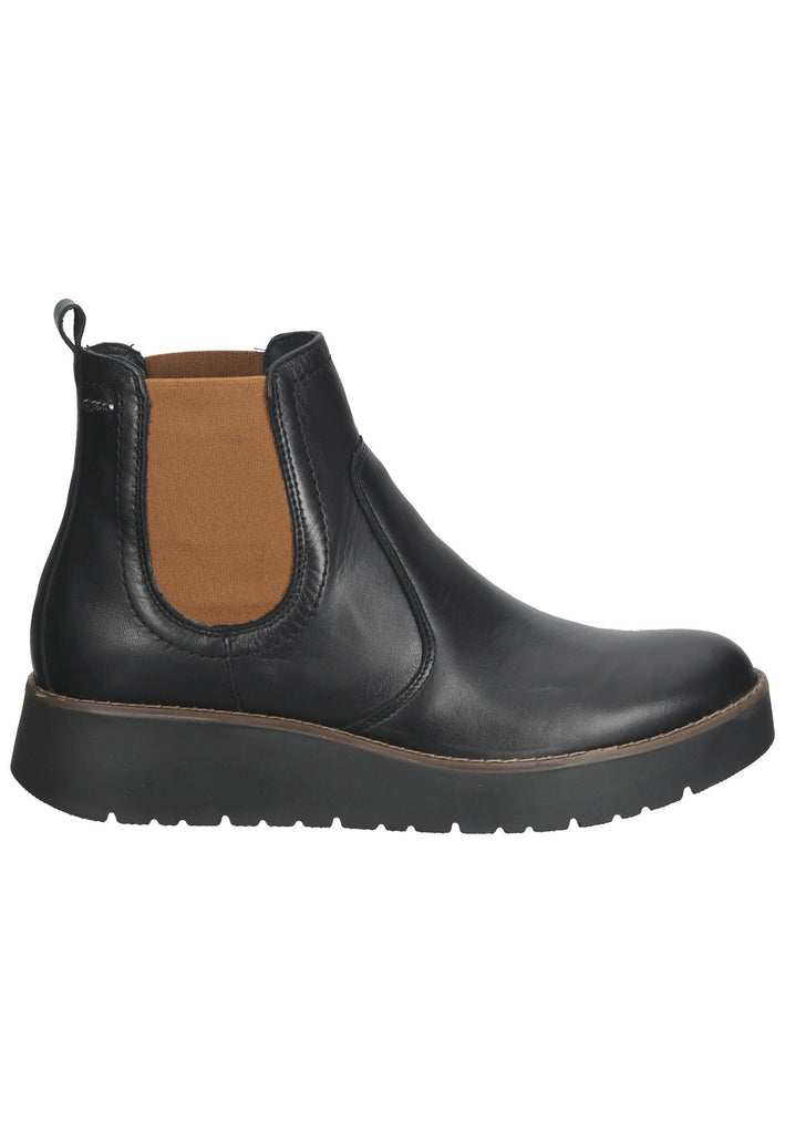 IGI&CO Stiefelette Leder/Textil Schwarz/Braun
