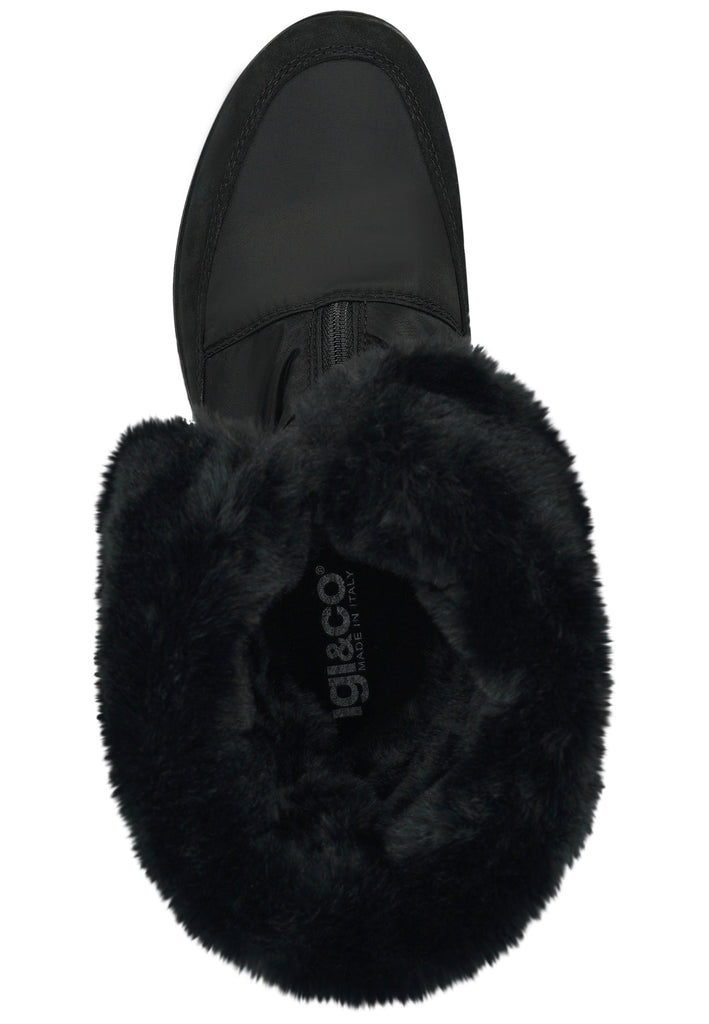 IGI&CO Stiefelette Leder/Textil Schwarz Warmfutter