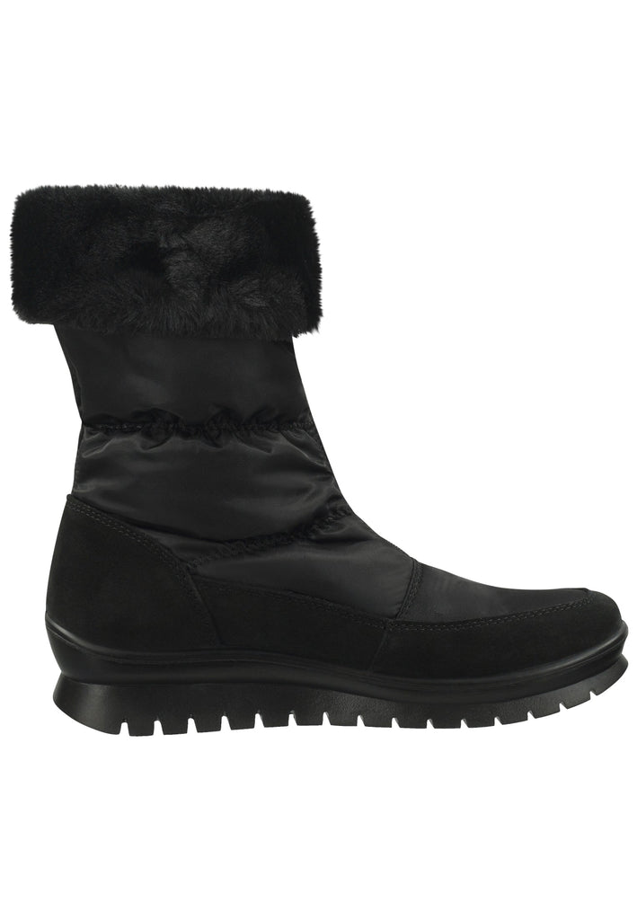 IGI&CO Stiefelette Leder/Textil Schwarz Warmfutter