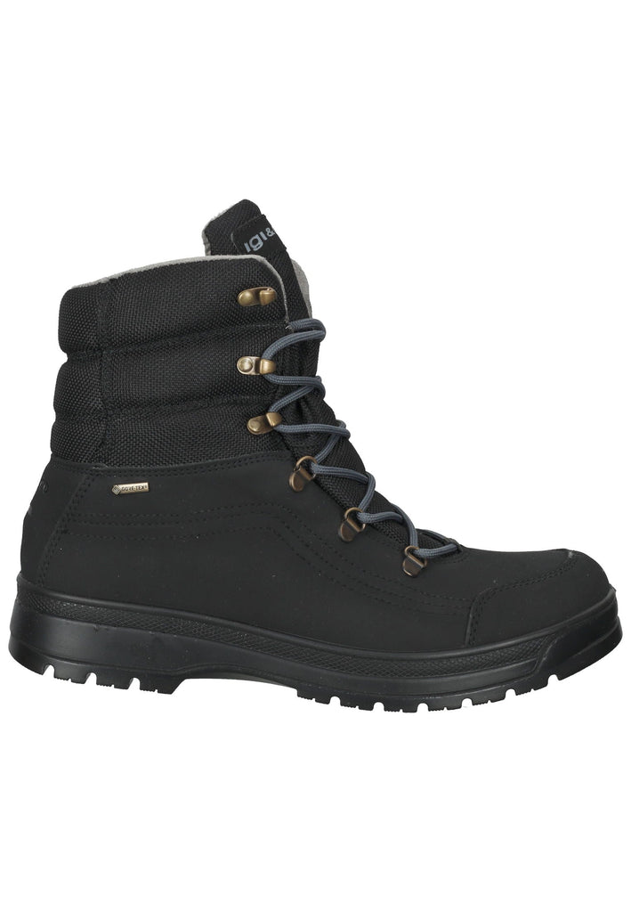 IGI&CO Stiefelette Leder/Textil Schwarz Warmfutter