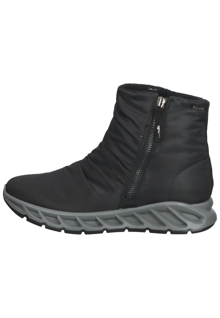 IGI&CO Stiefelette Lederimitat Schwarz