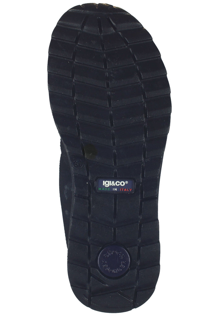 IGI&CO Stiefelette Lederimitat Schwarz Warmfutter