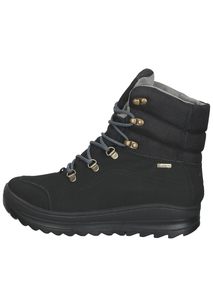 IGI&CO Stiefelette Lederimitat Schwarz Warmfutter