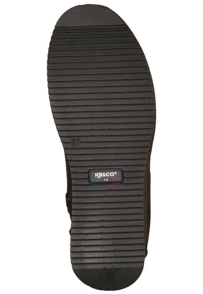 IGI&CO Stiefelette Nappaleder Schwarz