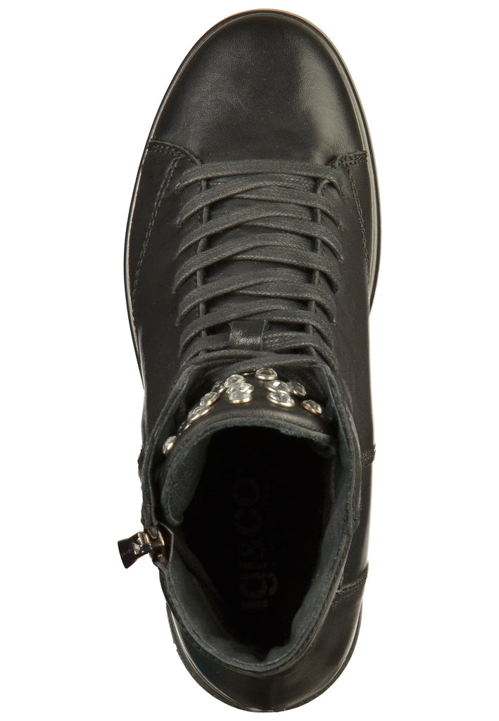 IGI&CO Stiefelette Nappaleder Schwarz