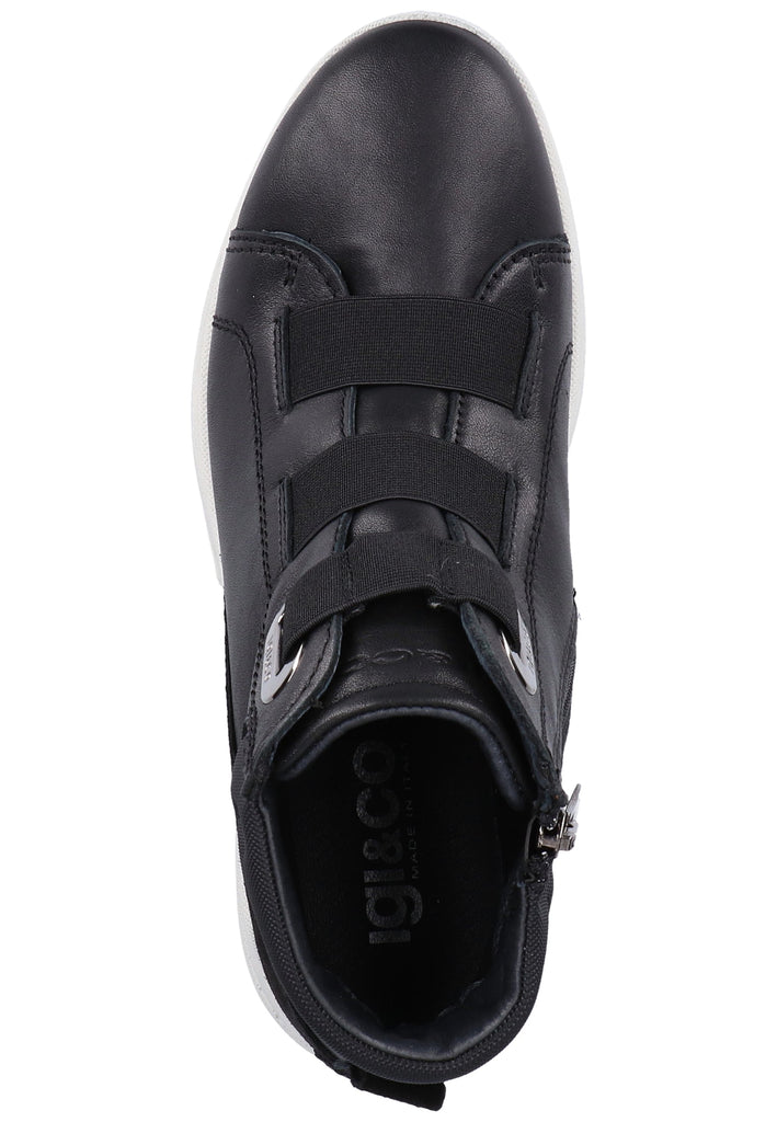 IGI&CO Stiefelette Nappaleder Schwarz