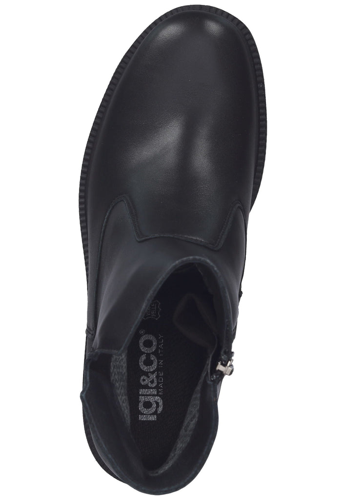 IGI&CO Stiefelette Nappaleder Schwarz
