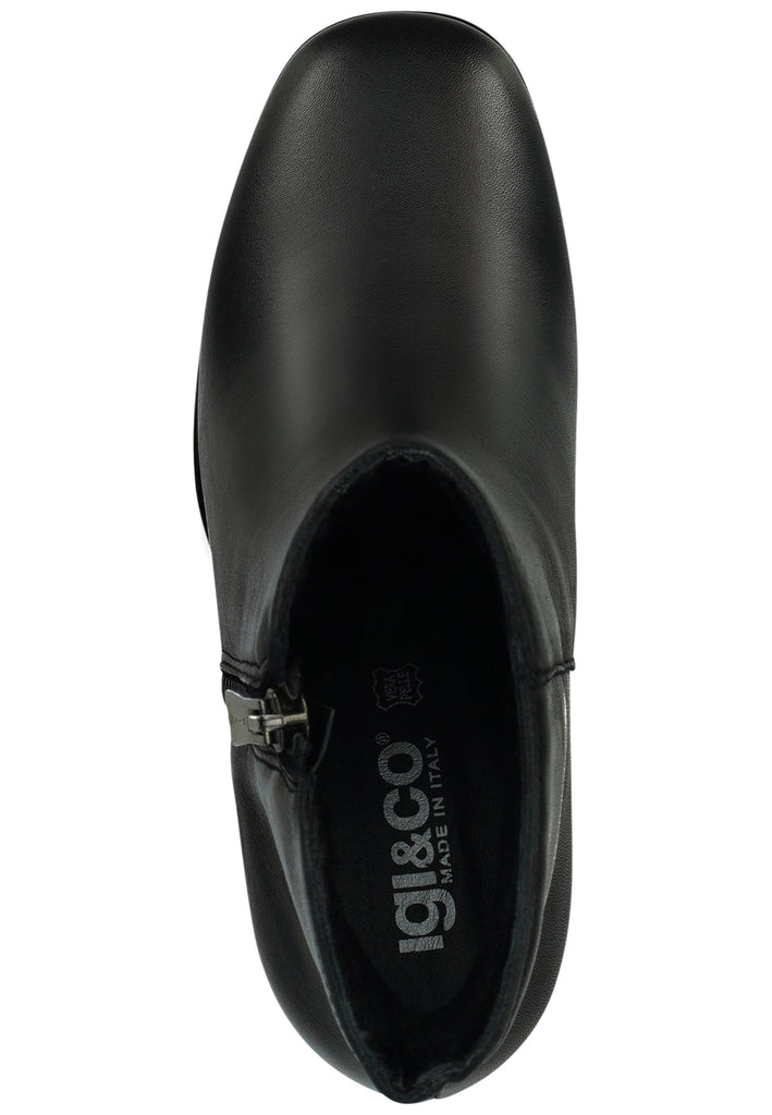 IGI&CO Stiefelette Nappaleder Schwarz Warmfutter