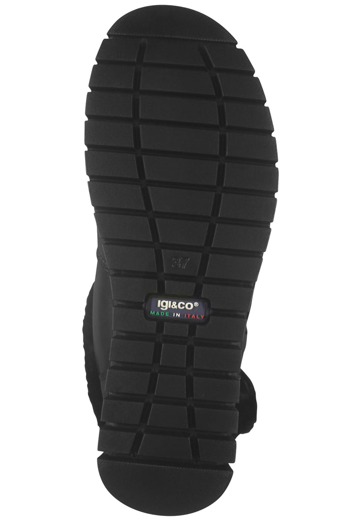 IGI&CO Stiefelette Nappaleder Schwarz Warmfutter