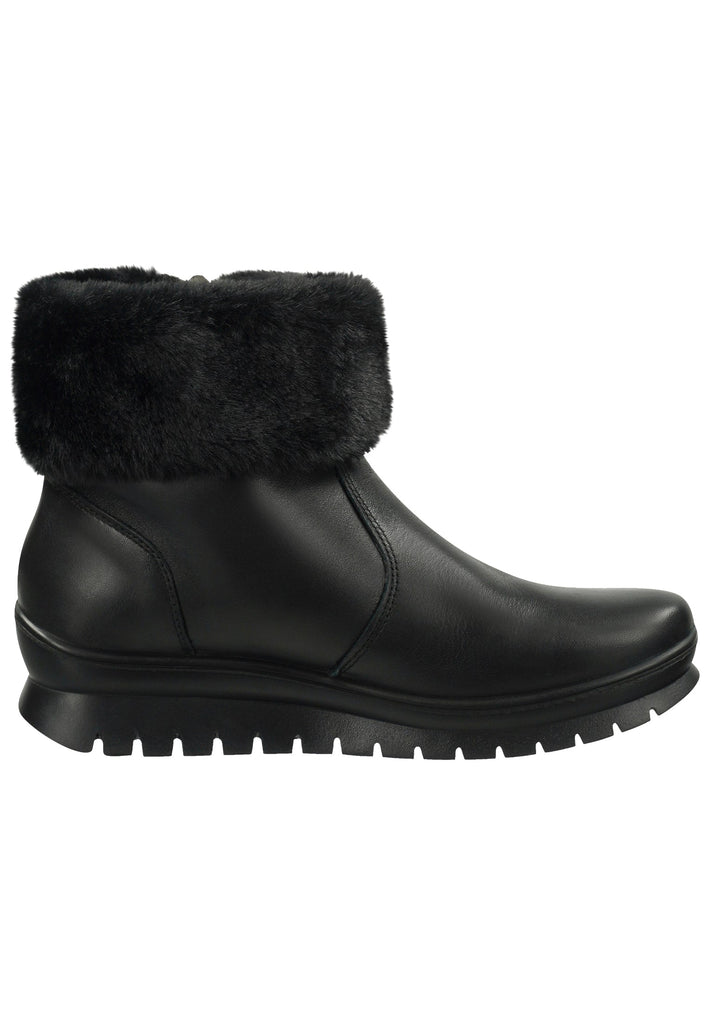 IGI&CO Stiefelette Nappaleder Schwarz Warmfutter