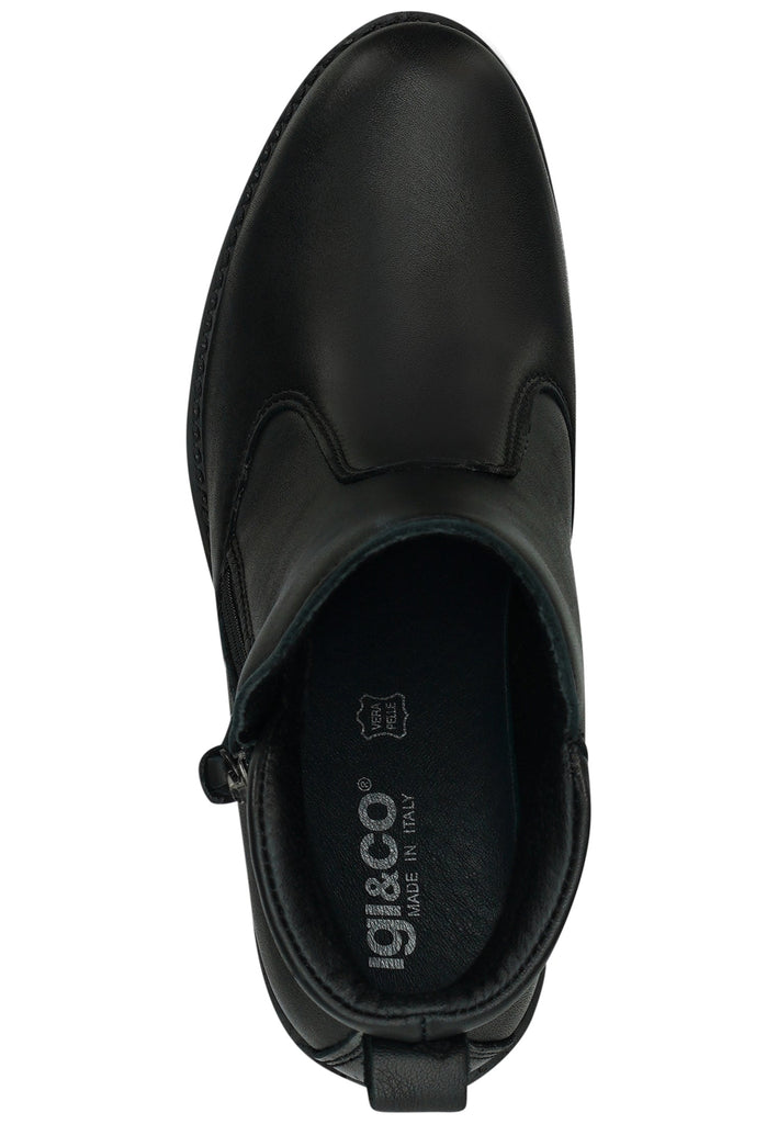IGI&CO Stiefelette Nappaleder Schwarz Warmfutter