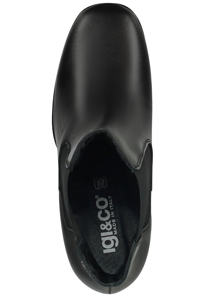 IGI&CO Stiefelette Nappaleder Schwarz Warmfutter