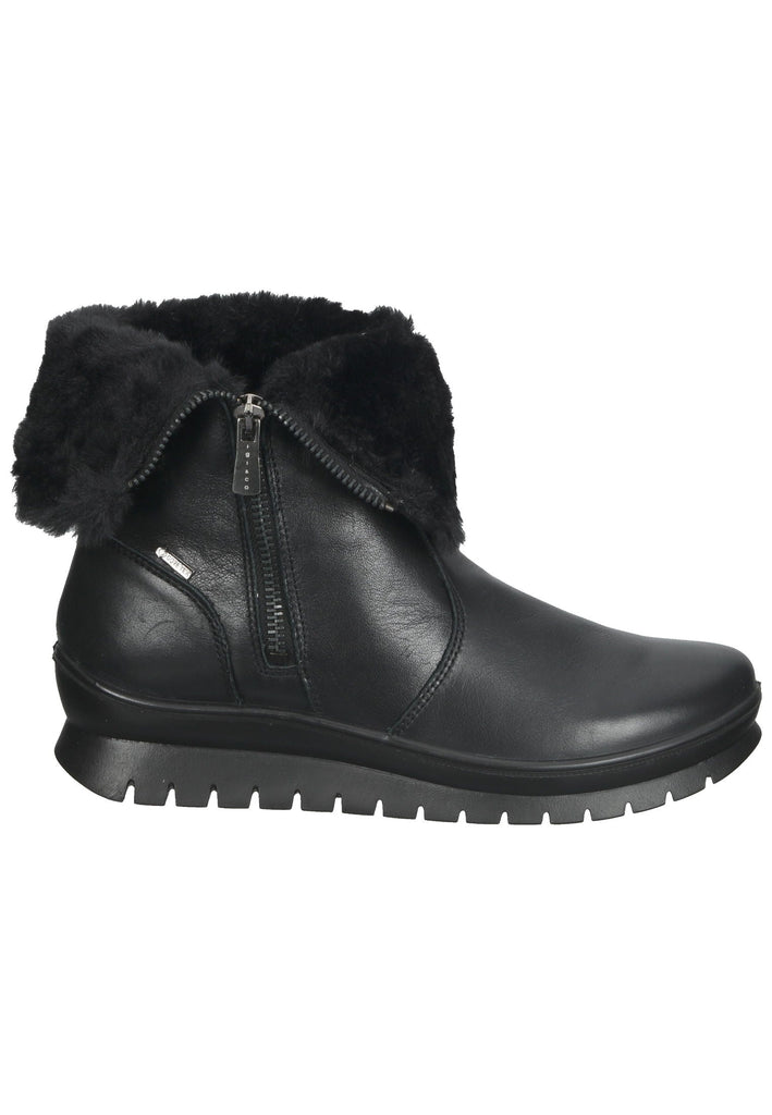 IGI&CO Stiefelette Nappaleder Schwarz Warmfutter