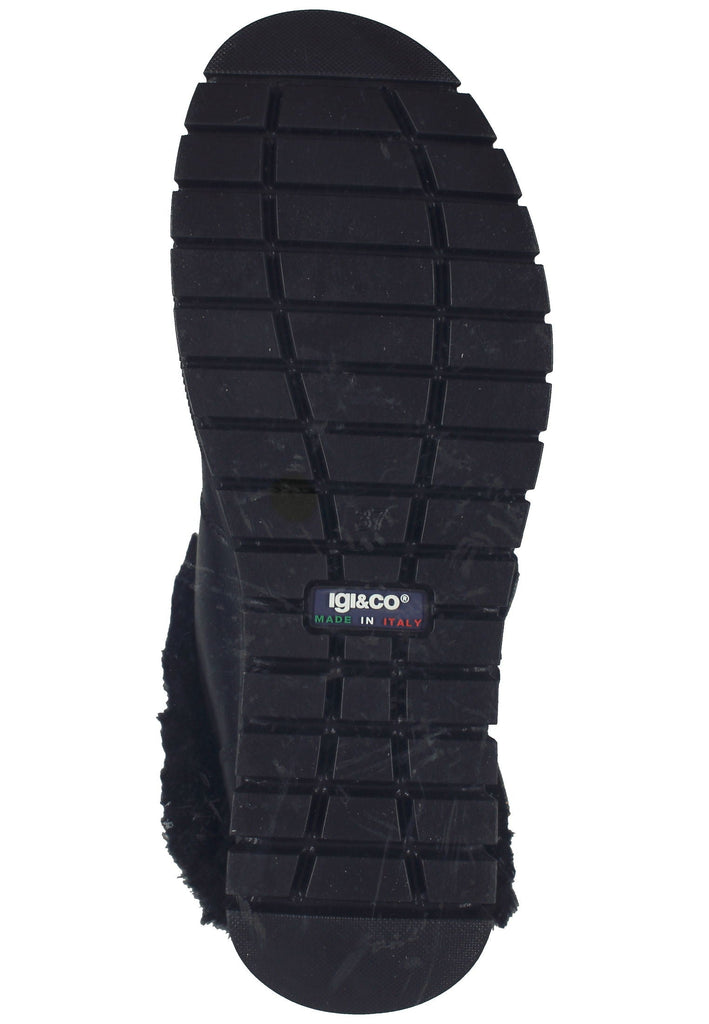 IGI&CO Stiefelette Nappaleder Schwarz Warmfutter