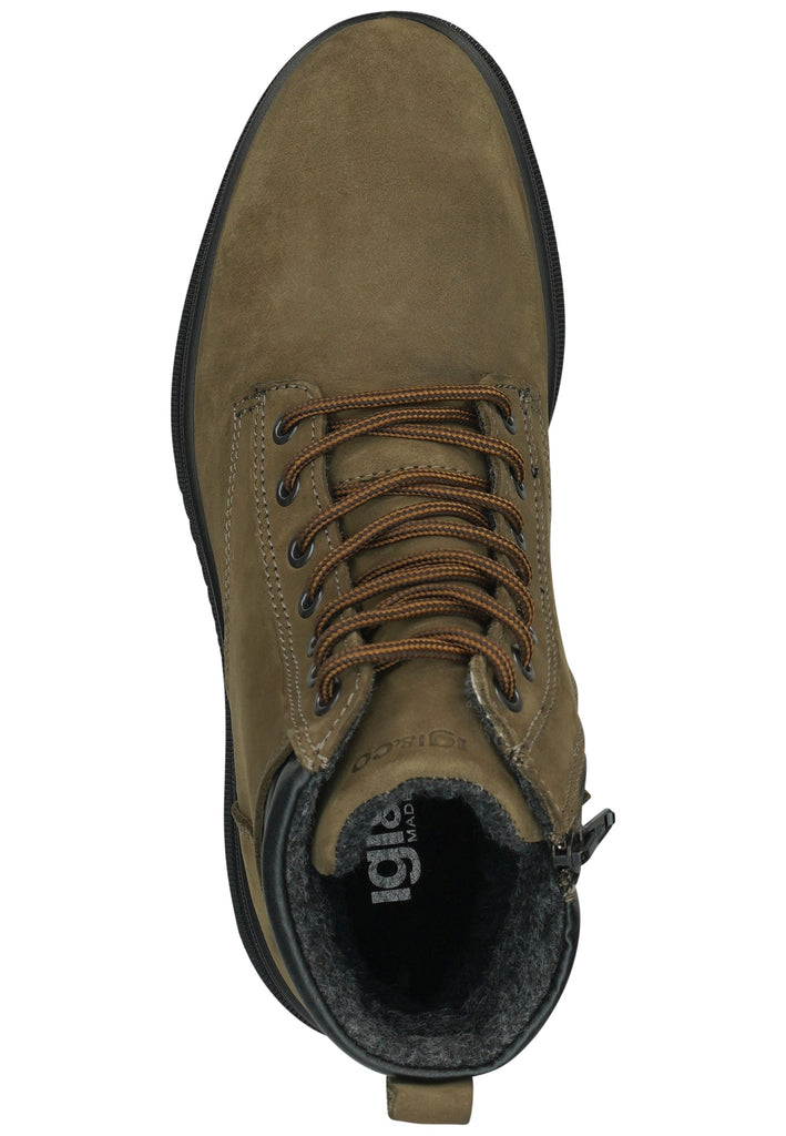 IGI&CO Stiefelette Nubukleder Braun Warmfutter